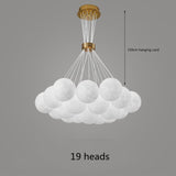 Bubble Chandelier Lighting modern 3D Printed Moon Lampshade kitchen dining room restaurant light decor Hanging Lights fixtures