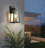 Vintage Outdoor Waterproof wall lamps LED IP65 Glass luminaria porch light LOFT Industrial outdoor hotel Garden Wall Lightings