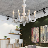 Rustic Wooden Chandelier Antique Farmhouse Ceiling Light Fixture