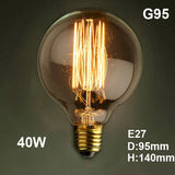 Edison bulb lampada retro lamp incandescent ampoule vintage E27 40w 220V For Decor Filament Bulb E27 Pendant Lights Antique Bulb - heparts