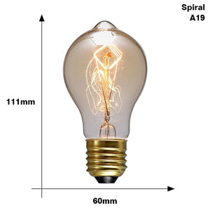 Edison bulb lampada retro lamp incandescent ampoule vintage E27 40w 220V For Decor Filament Bulb E27 Pendant Lights Antique Bulb - heparts