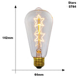 Edison bulb lampada retro lamp incandescent ampoule vintage E27 40w 220V For Decor Filament Bulb E27 Pendant Lights Antique Bulb - heparts