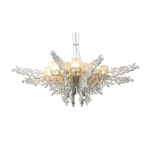 Wonderland Modern Chandelier Milan Angel Wings European Elegance Lamp White Dia100cm G9 Lighting 110V/220V 2016 New Hot PLL-8 - heparts