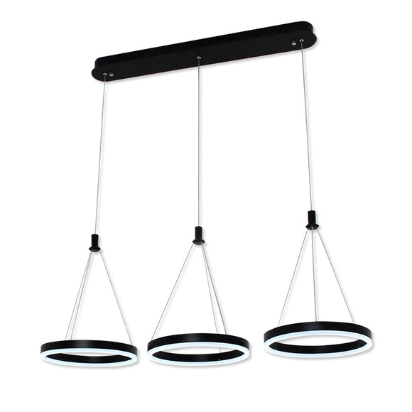 Modern Led Pendant Lights Hanging Lamp For Living Dining Room Bar Metal Acrylic Lighting Fixture Deco Maison - heparts