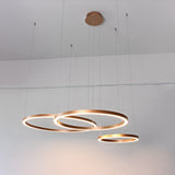 3 Rings Modern LED Pendant Lights Suspension Lighting for Dinning Room Foyer Bedroom Hanging Lamp 90-265V - heparts
