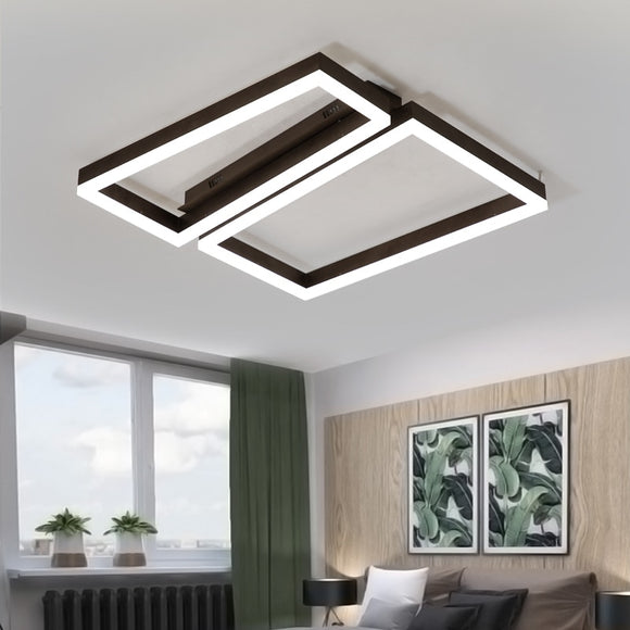 Modern Led Ceiling Lights With Remote Control Ceiling Lamp for Living Room Acrylic Flush Mount Indoor Lighting Luminaire - heparts