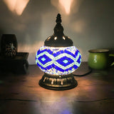 Turkish Mosaic Lamps for Wedding Deco Bedroom Living room turkish mosaic table lamps handmade lampshade Glass mosaic lamp - heparts