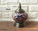 Turkish Mosaic Lamps for Wedding Deco Bedroom Living room turkish mosaic table lamps handmade lampshade Glass mosaic lamp - heparts